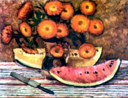 Natură moartă cu pepene