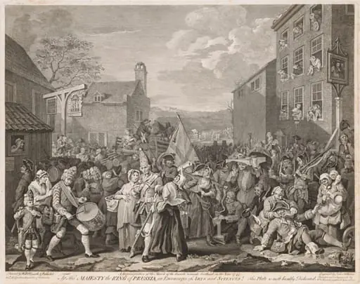 March to Finchley in the Year 1746 (After Hogarth)
