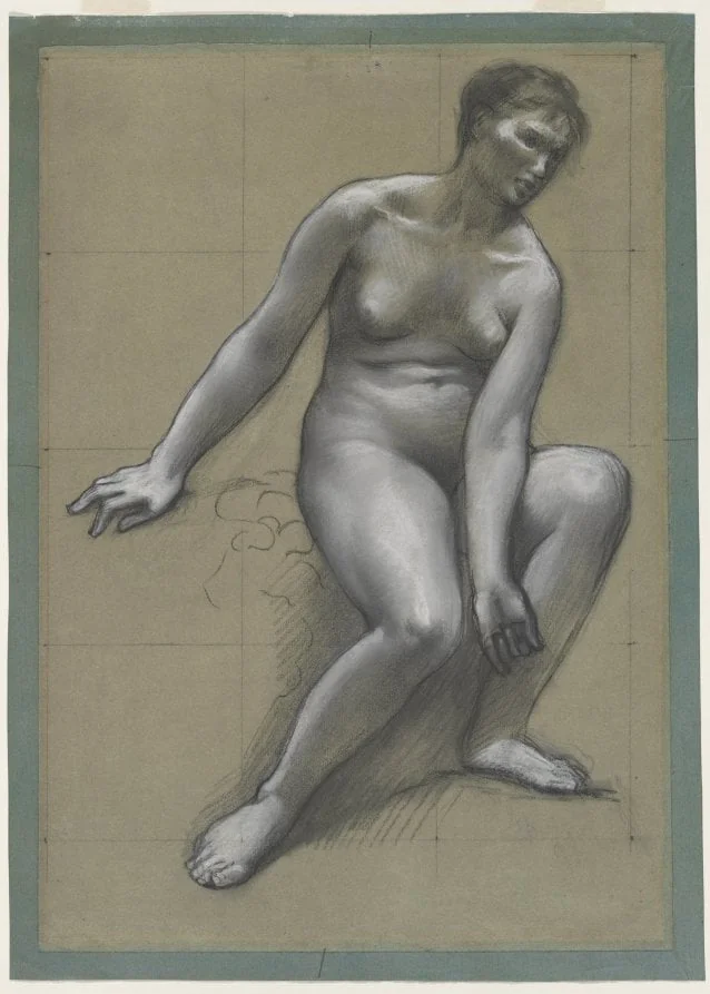 Study for the Mother in The Fisherman's Family, by Pierre Puvis de Chavannes, 1875