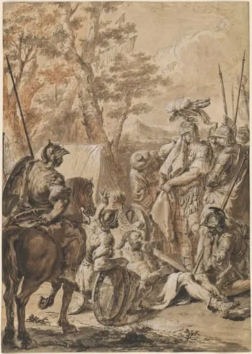 Alexander the Great before the Corpse of Darius