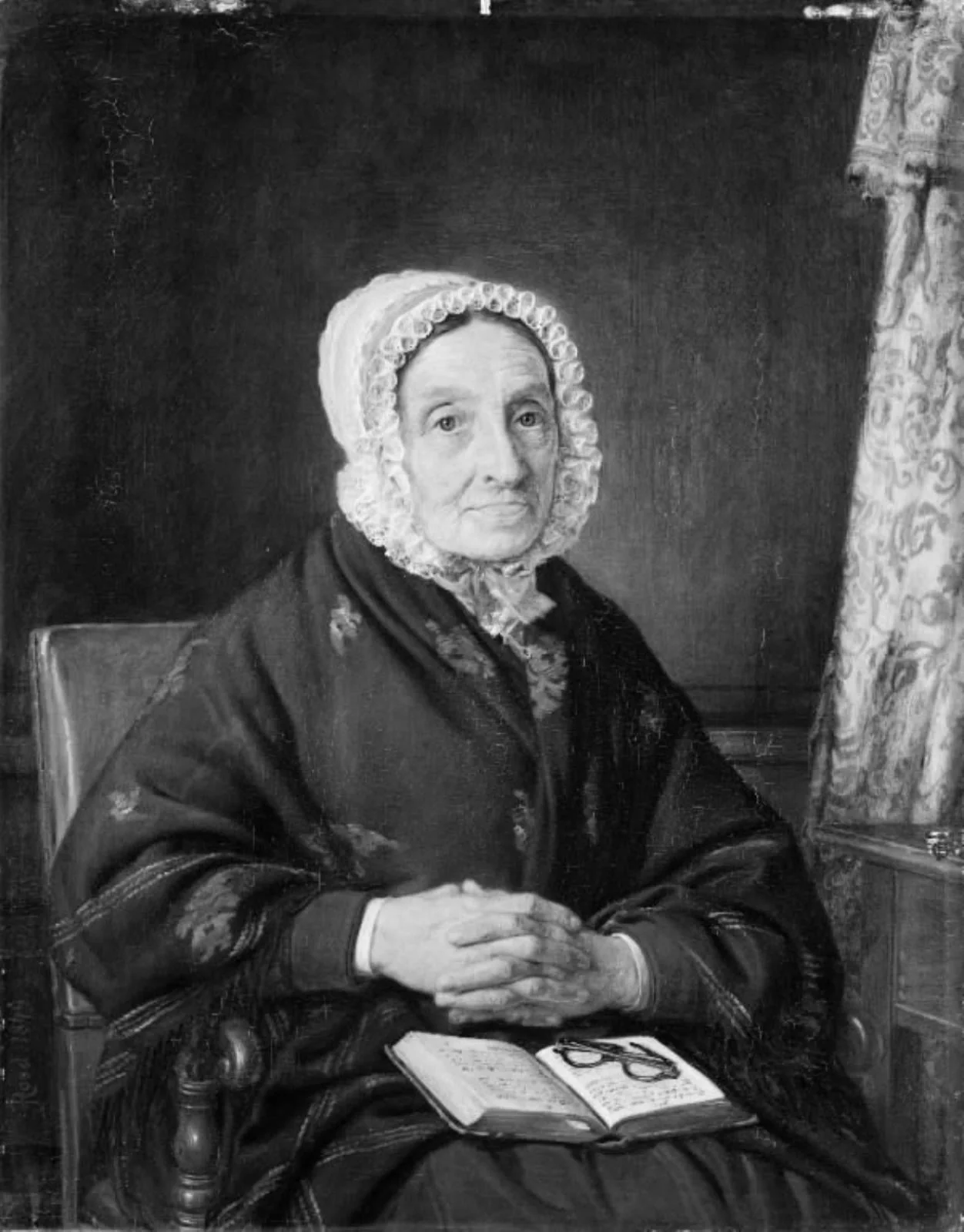 Ellen Roed, f. Jensen, kunstnerens moder, by Unknown, 1849