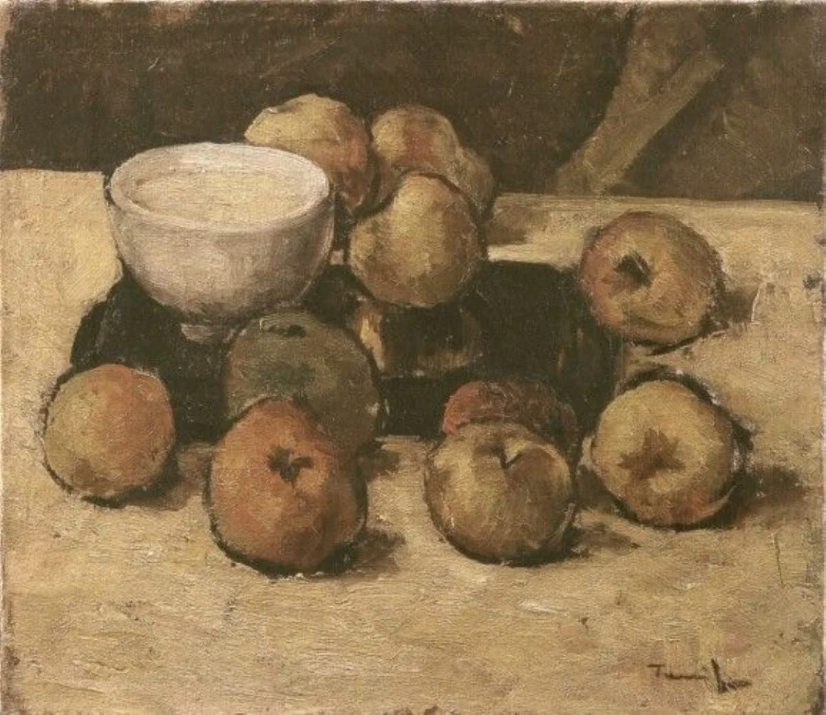 Portret de muncitoare, by Nicolae Tonitza, unspecified
