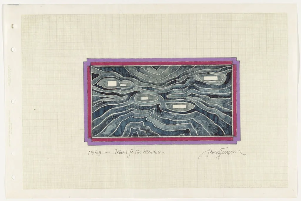 Untitled, by James Turrell, watercolor, 1969