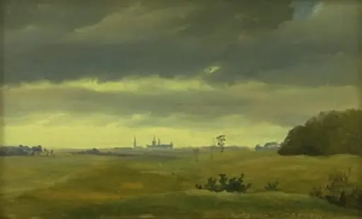 A View of Frederiksborg from Hestehaven