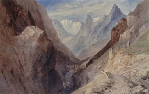 An Alpine pass
