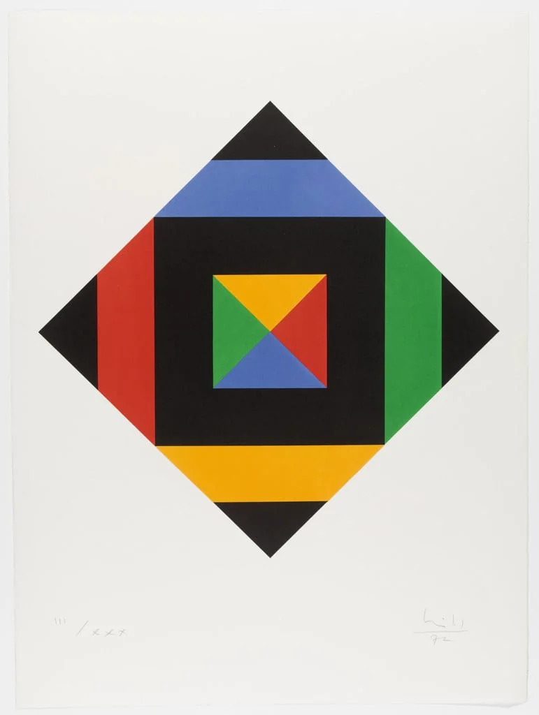 Untitled, by Max Bill, ink, 1972