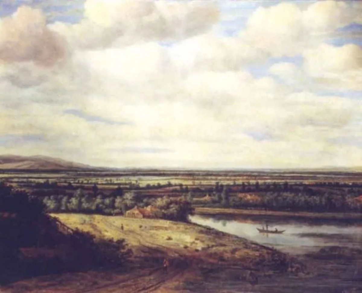 Peisaj olandez, by Philips de Koninck, unspecified, 1655