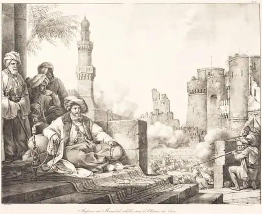 Massacre des Mameluks Rebelles dans le Château de Caire