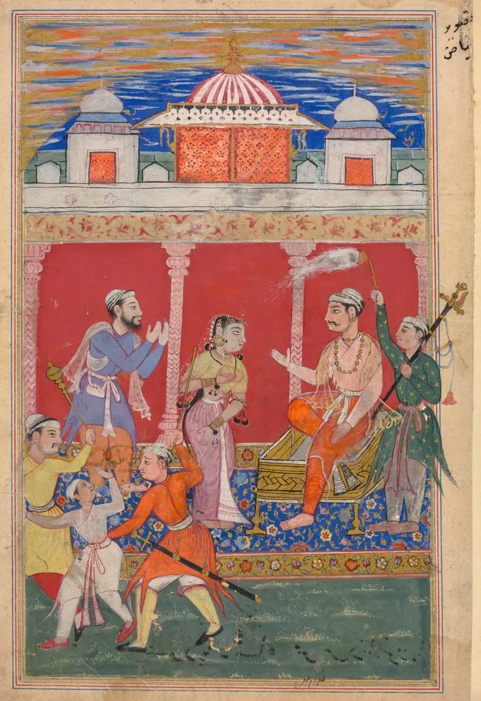 Page from Tales of a Parrot (Tuti-nama): text page