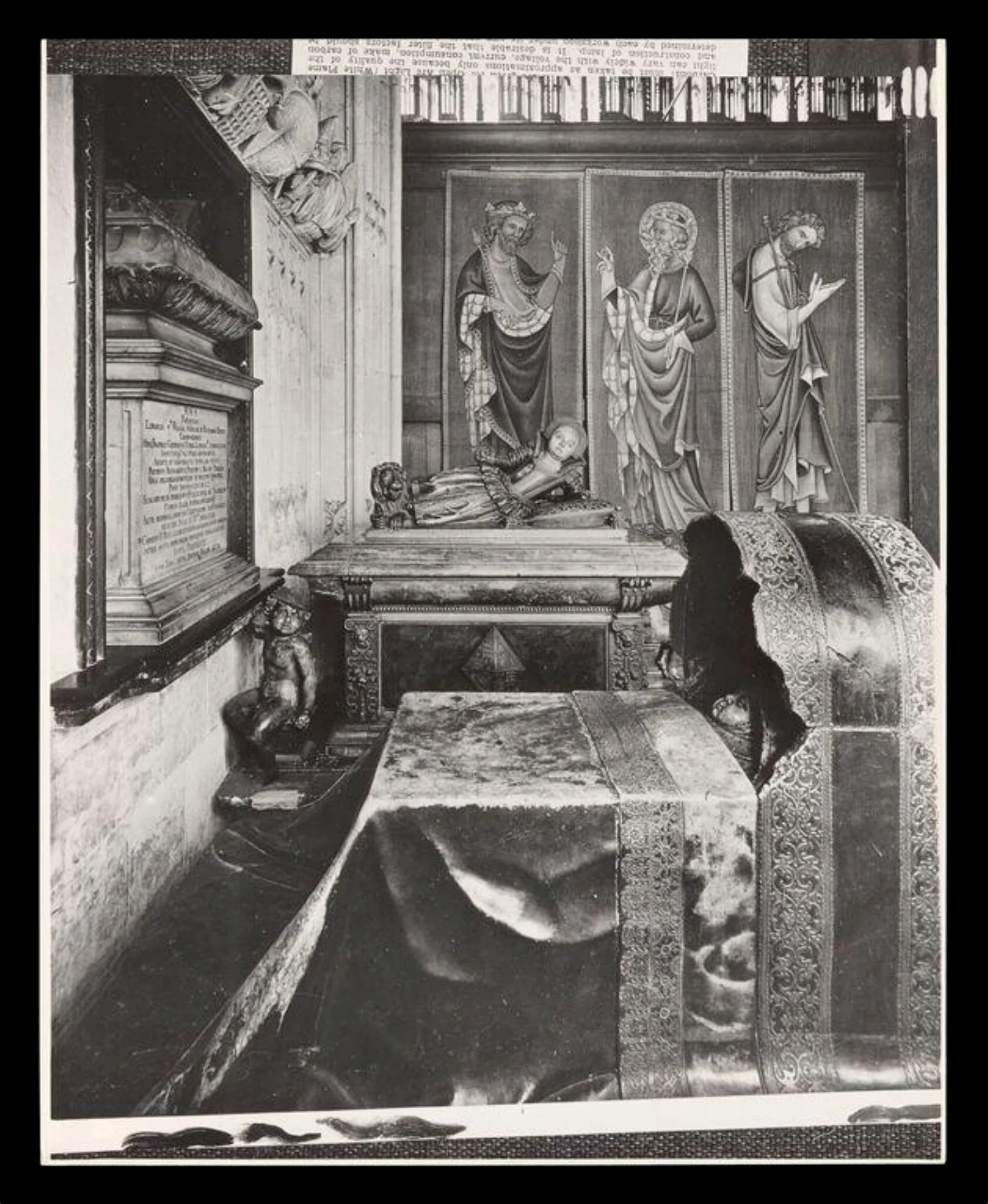 Church Interior with Sculptures
