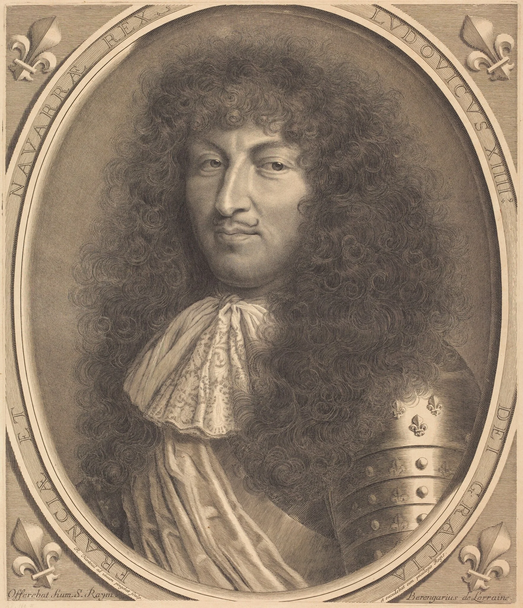 Louis XIV, by Robert Nanteuil, ink, 1669