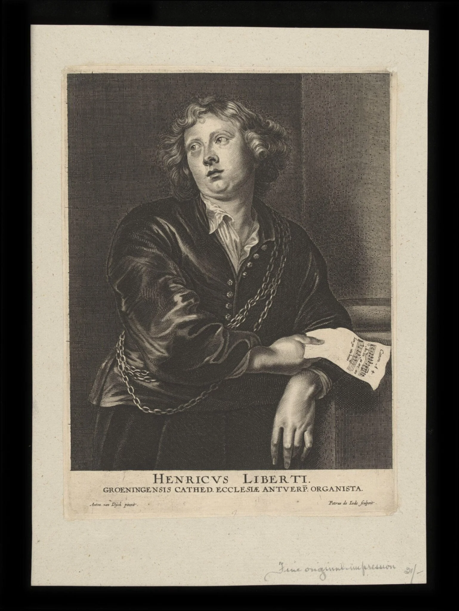 H Beard Print Collection, by Anthony Van Dyck, 1650