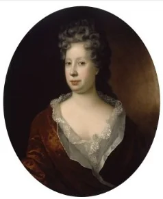 Portrait of Frances Talbot (c.1670-1718), by Garret Murphy, oil, 1693