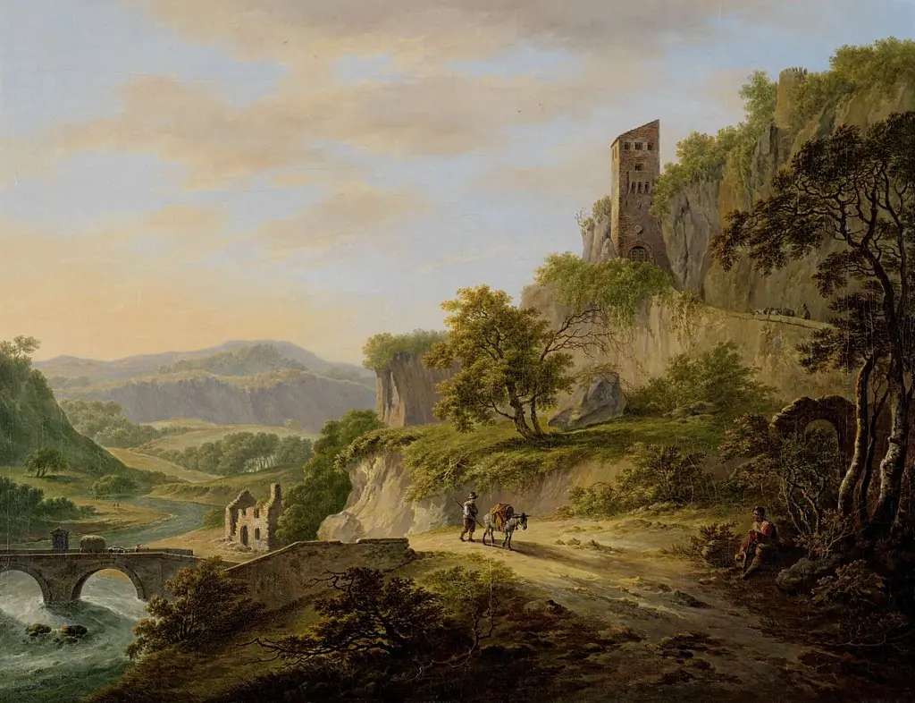 Gezicht op Civita Castellana