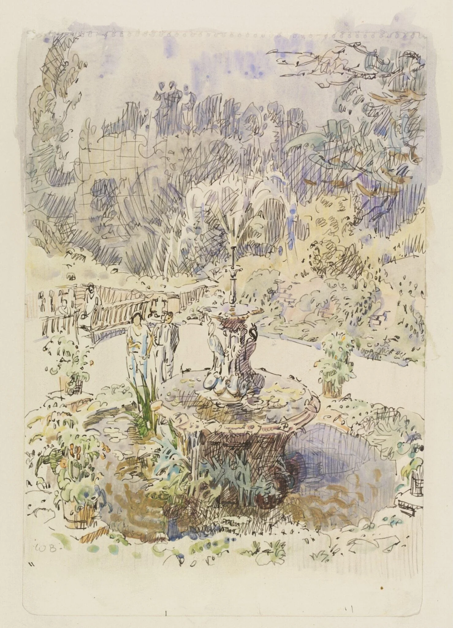 Fountain on the Terrace, Richmond