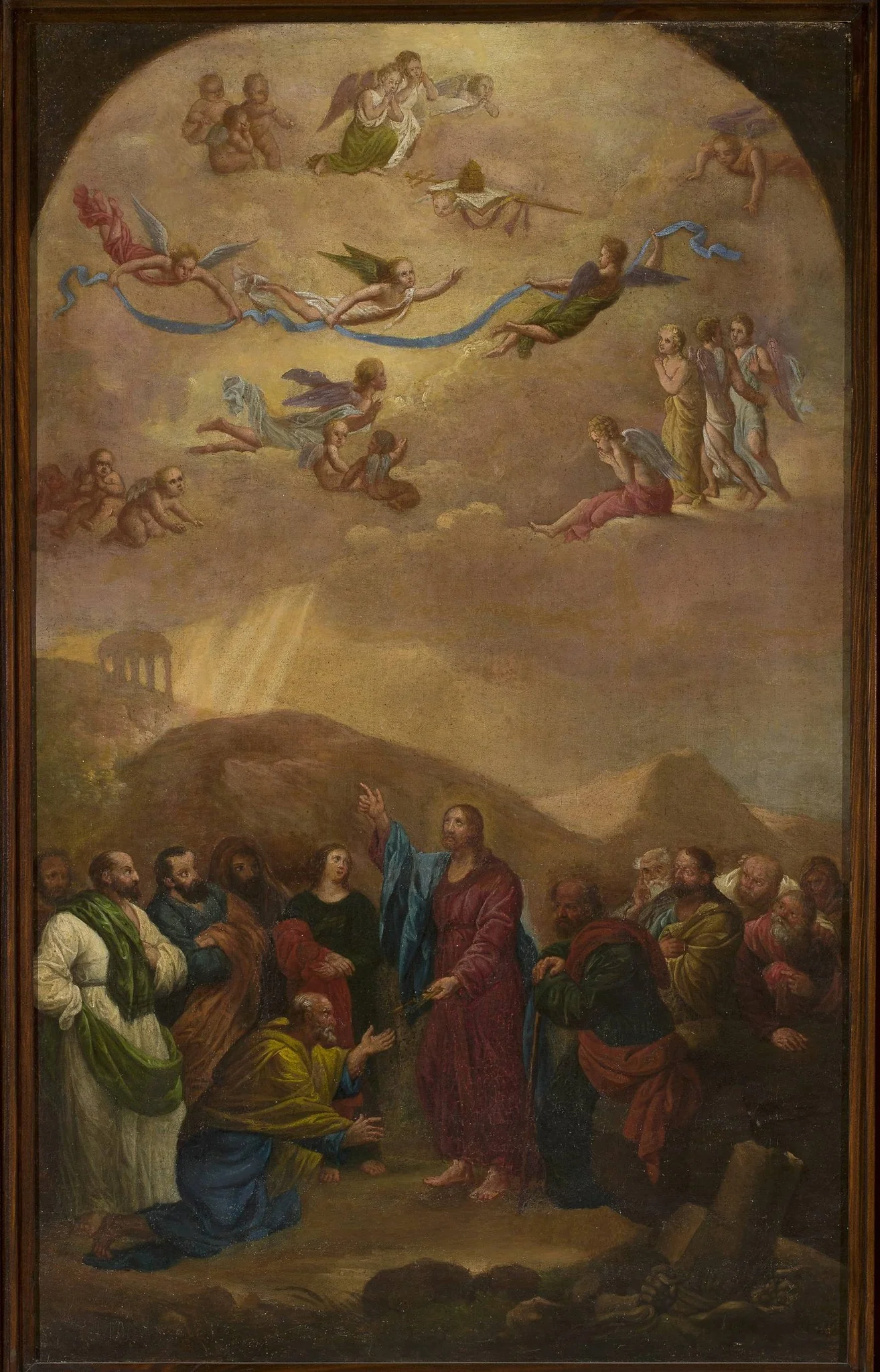 Delivery of the keys to St. Peter, by Józef Brodowski the Elder, oil, 1822