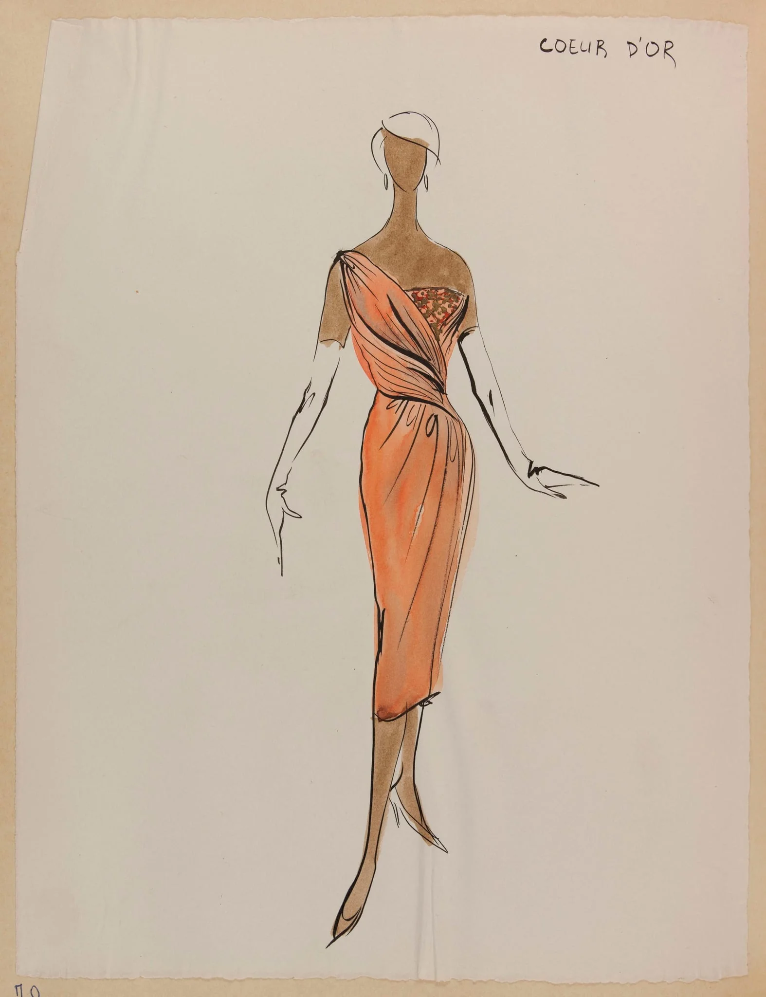 Coeur d'or, by Carven, 1956