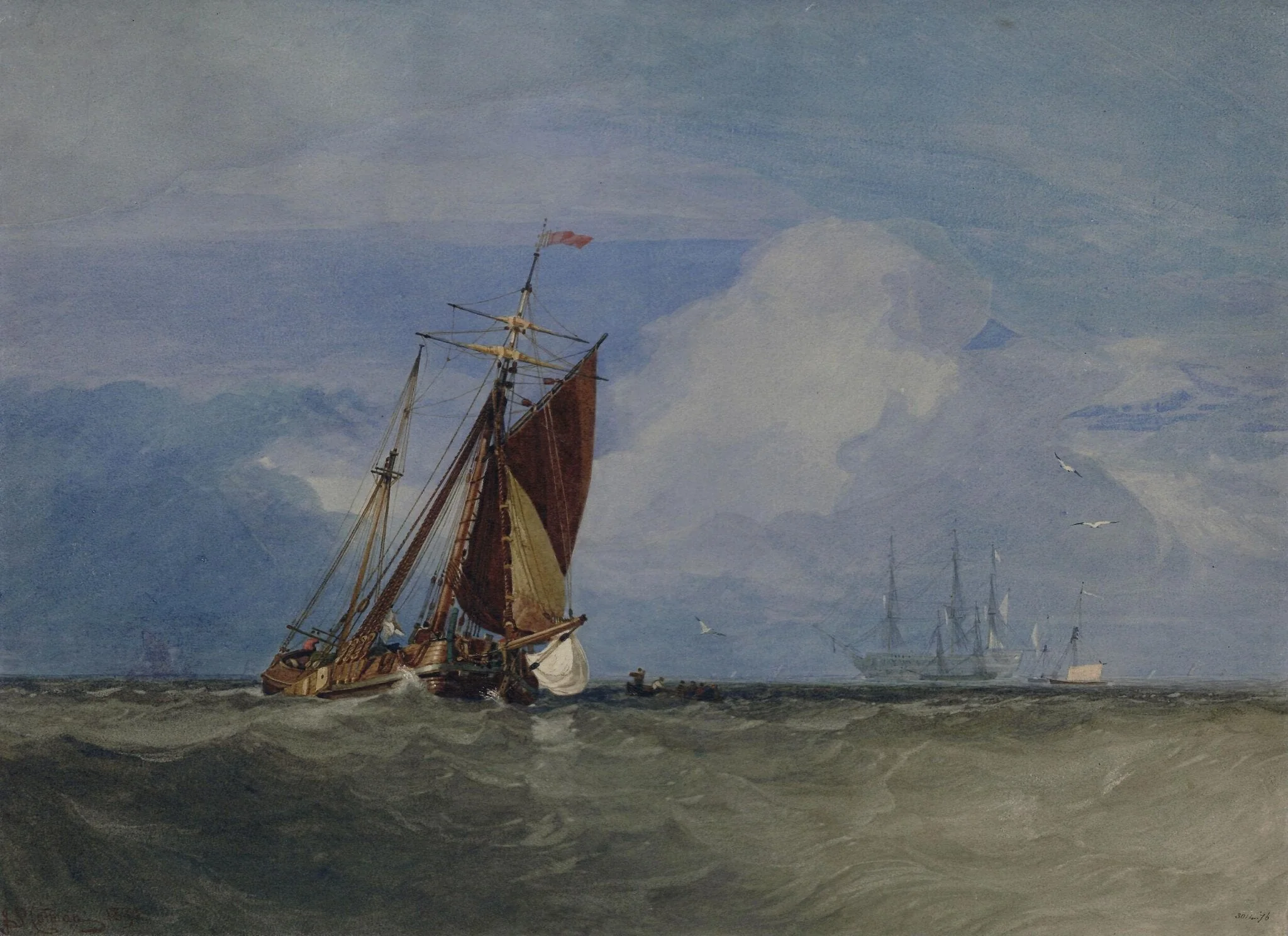 Shipping at the Mouth of the Thames