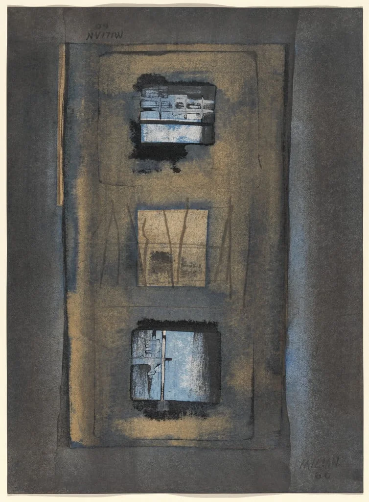 Untitled, by Raúl Milián, watercolor, 1960