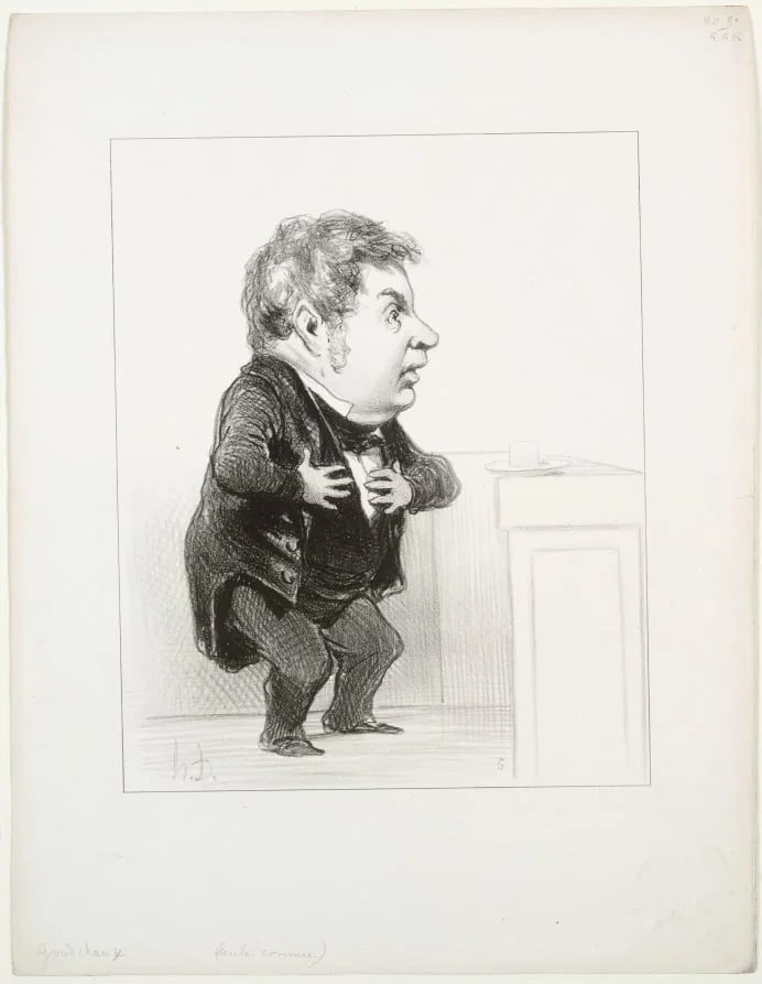 Michel Goudchaux, by Honoré Daumier, 1849