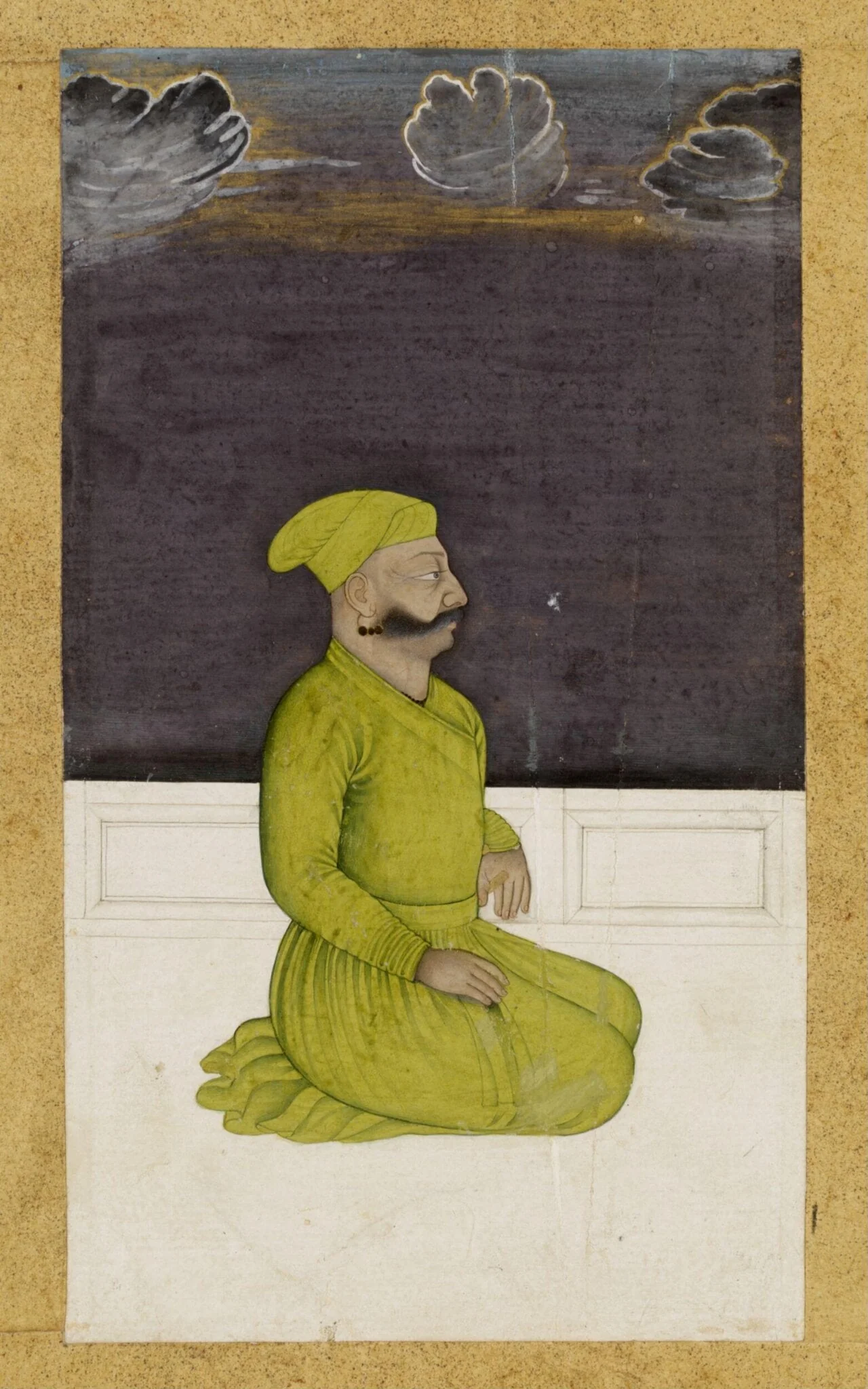 Raja Tedhi Singh, by Unknown, paint, 1745