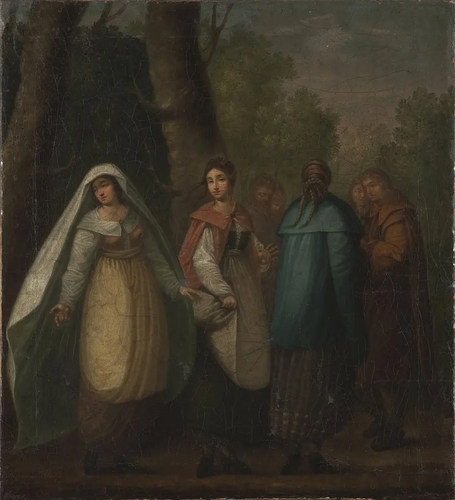 Gathering of ancient Polish women