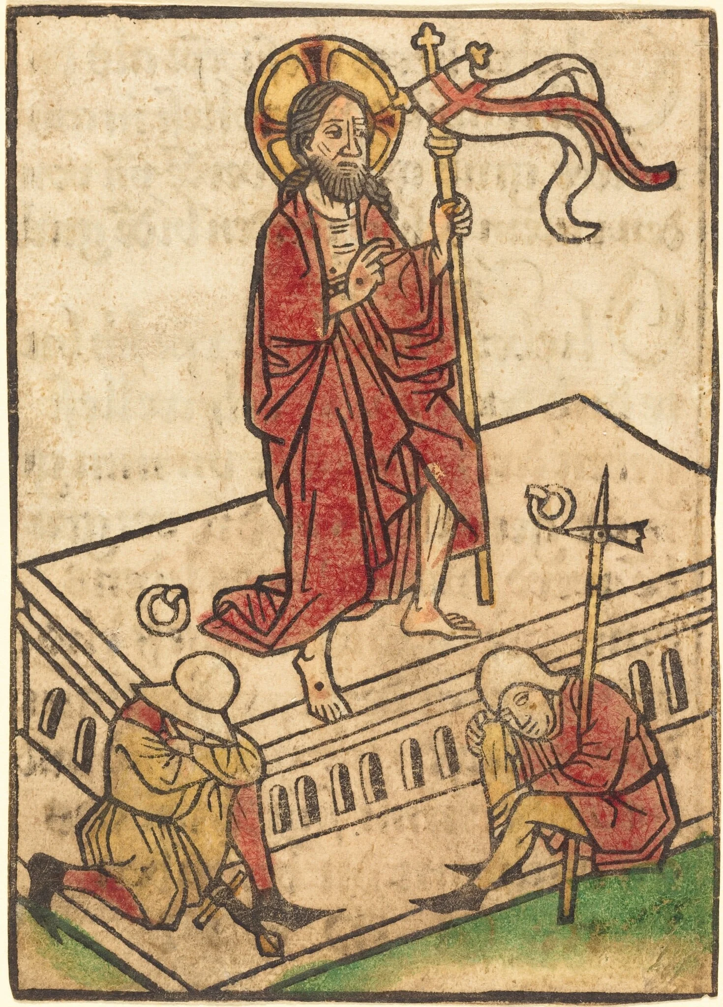 The Resurrection, by Ludwig of Ulm, ink, 1450
