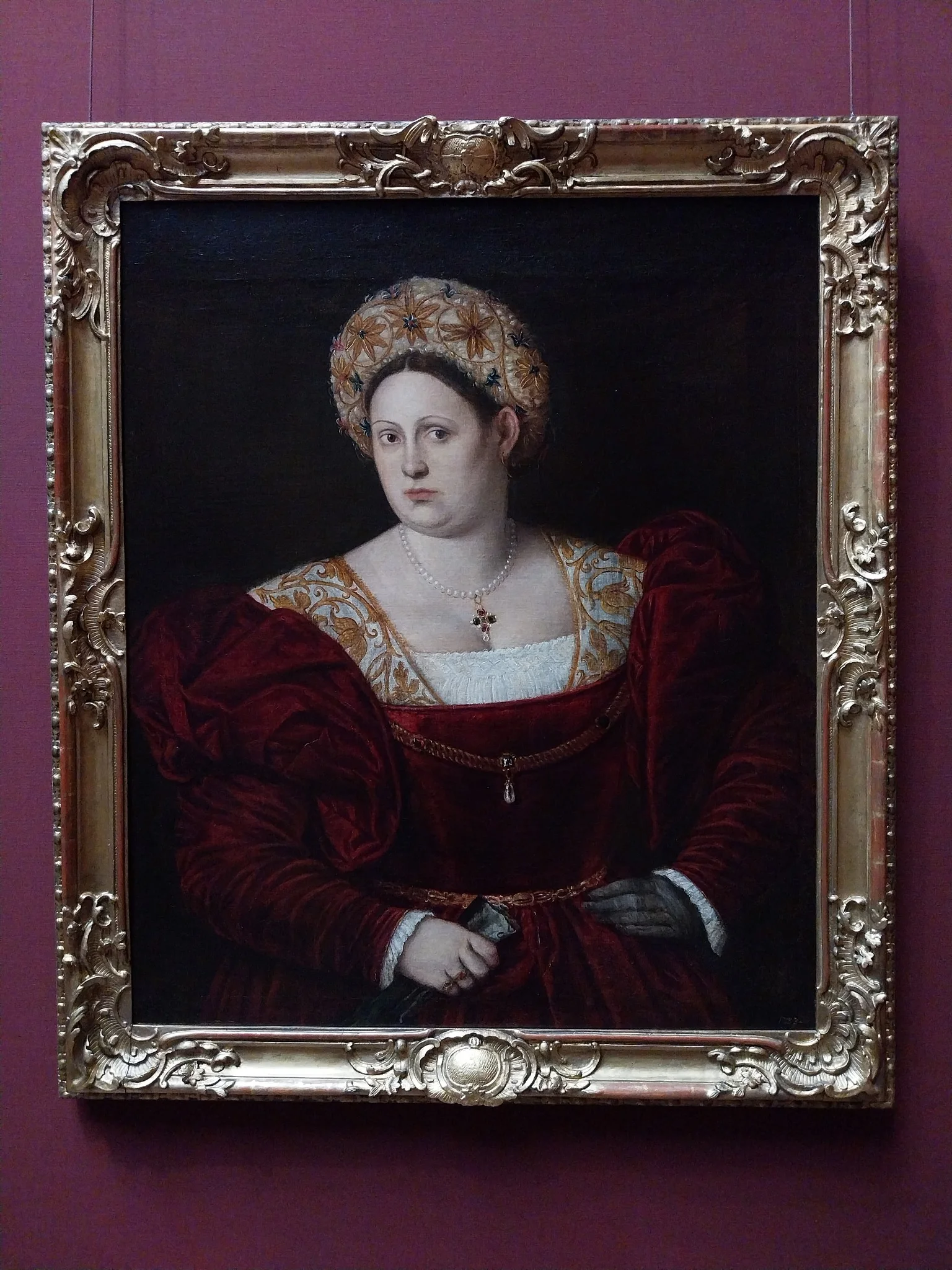 Bildnis einer Dame, by Bernardino Licinio, oil, 1533