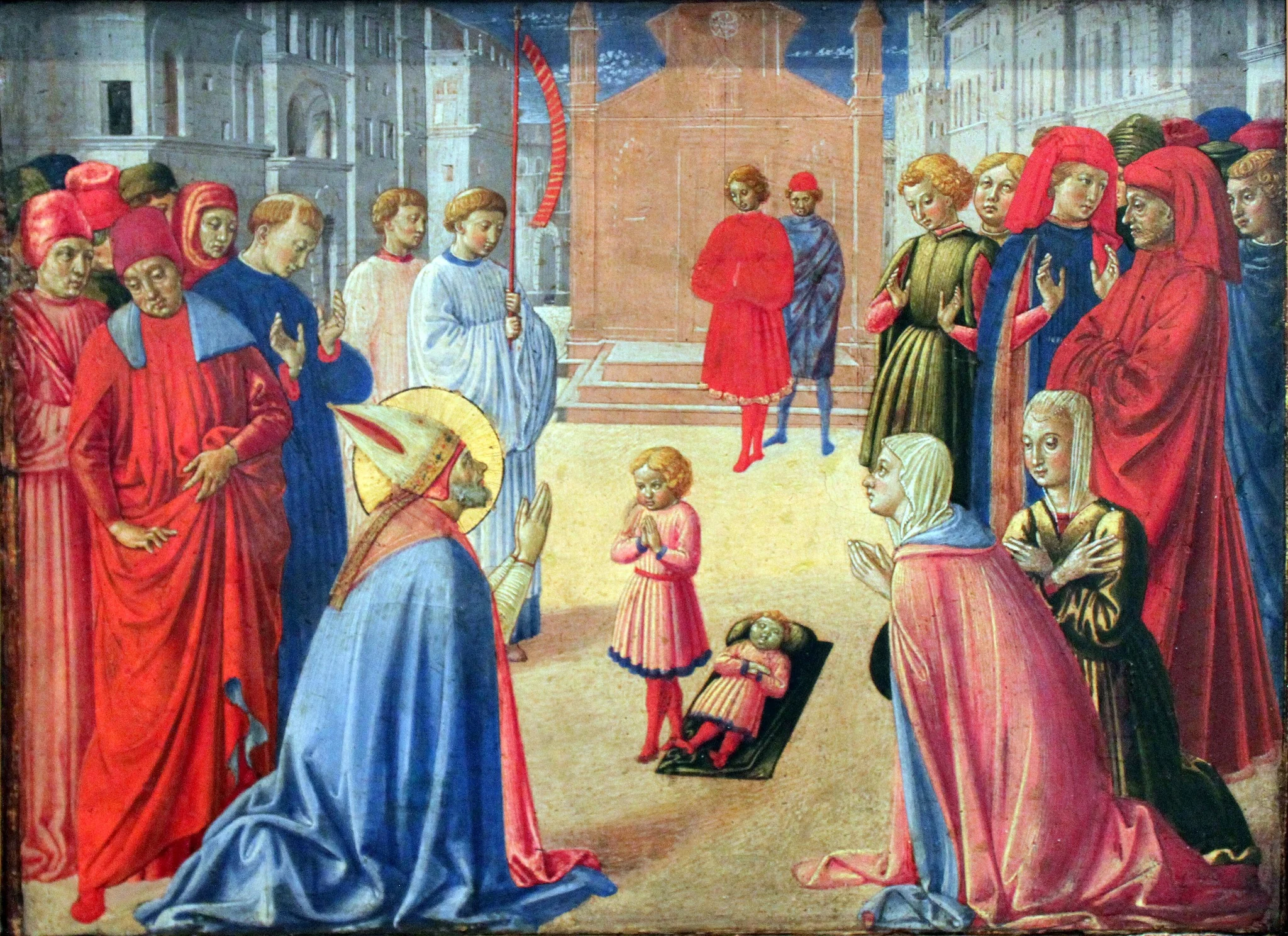 The hl. Zenobius raises a dead boy