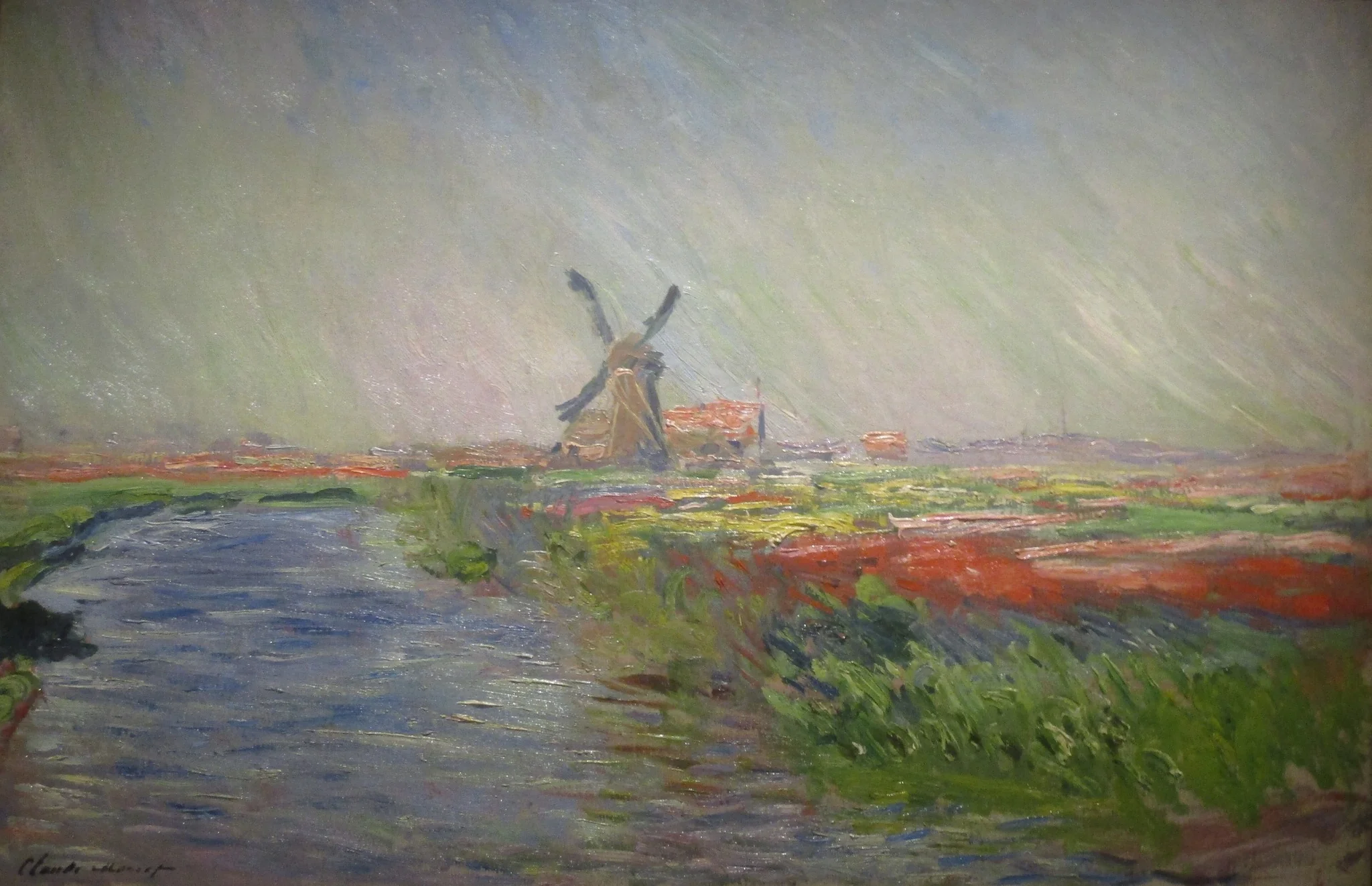 Tulips in Holland, by Claude Monet, oil, 1894