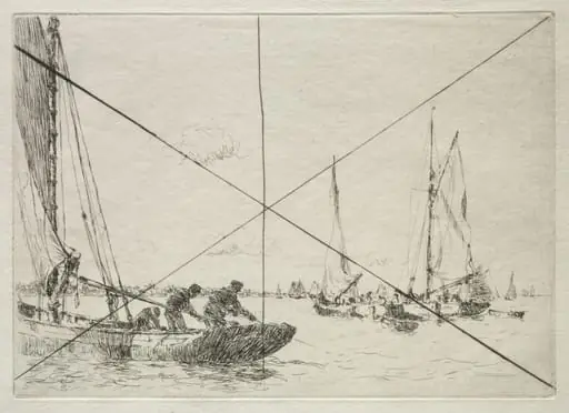 Oyster Dredging, West Mersea
