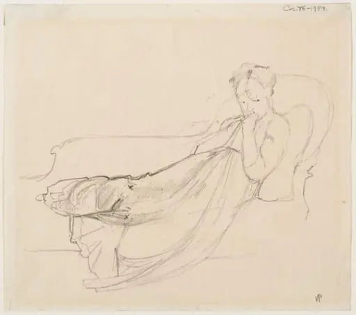 'Woman on Sofa'