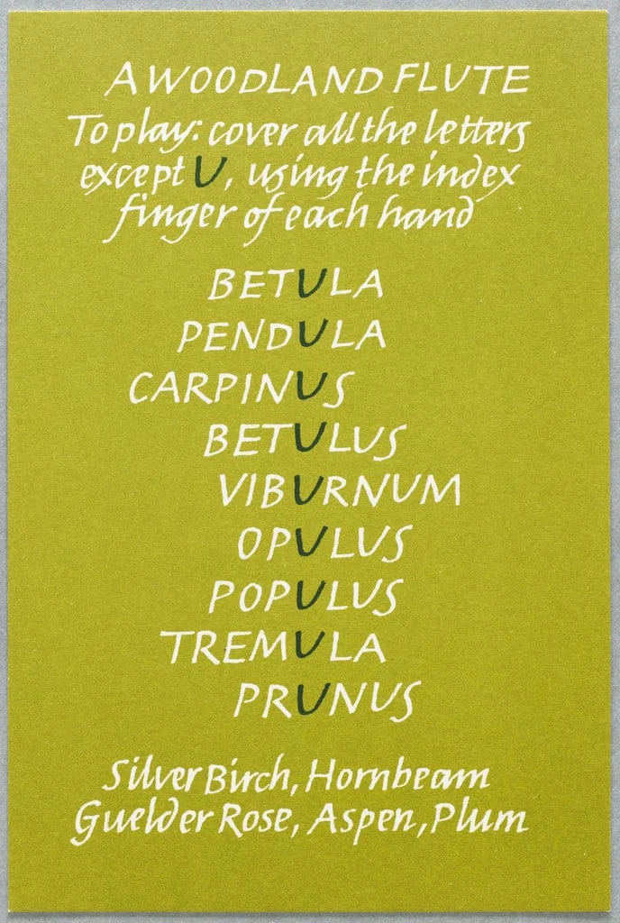 Untitled, by Ron Costley Ian Hamilton Finlay, 1978