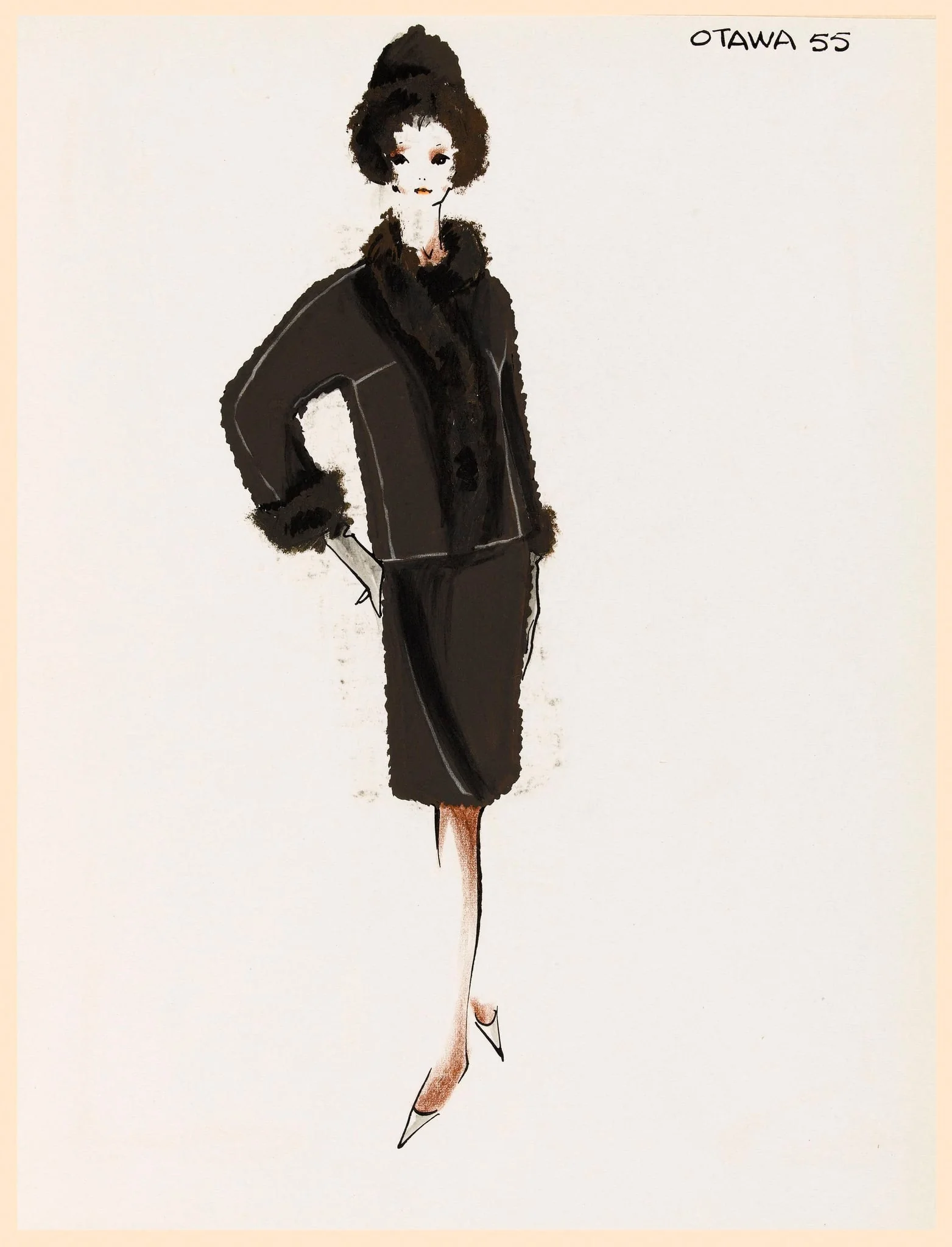 Otawa, by Carven, 1962