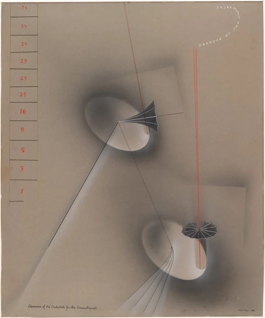 Untitled, by Man Ray, gouache, 1919