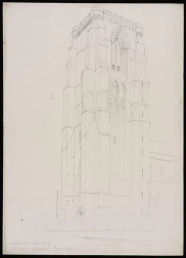 W. tower of the church, Lisseweghe