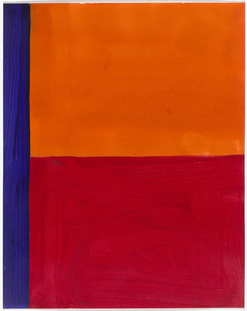 Untitled, by Günther Förg, watercolor, 1989