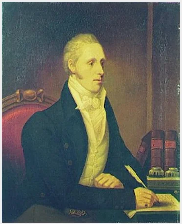Portrait of Mr Cottingham, by Robert Home, oil, 1802