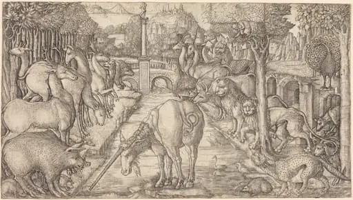The Unicorn Purifies the Water with Its Horn