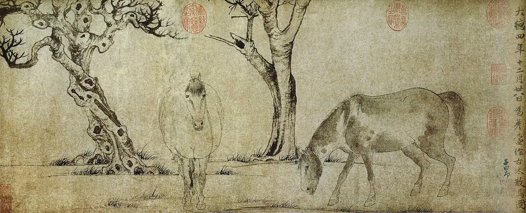 Horses and Trees