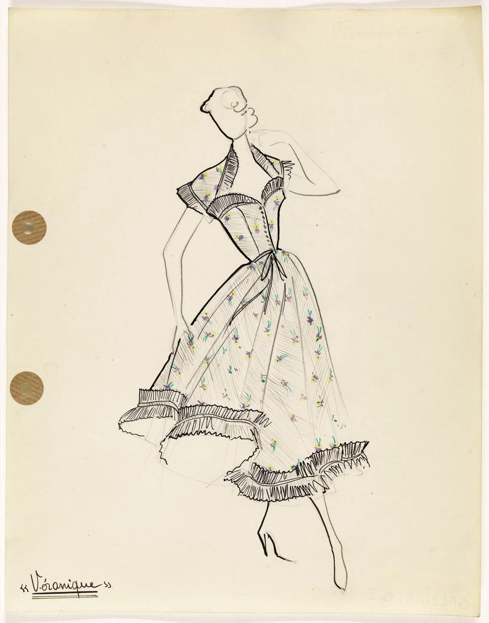 'Véronique', by Carven, 1949