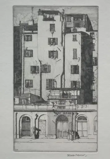 Tall Houses, Menton
