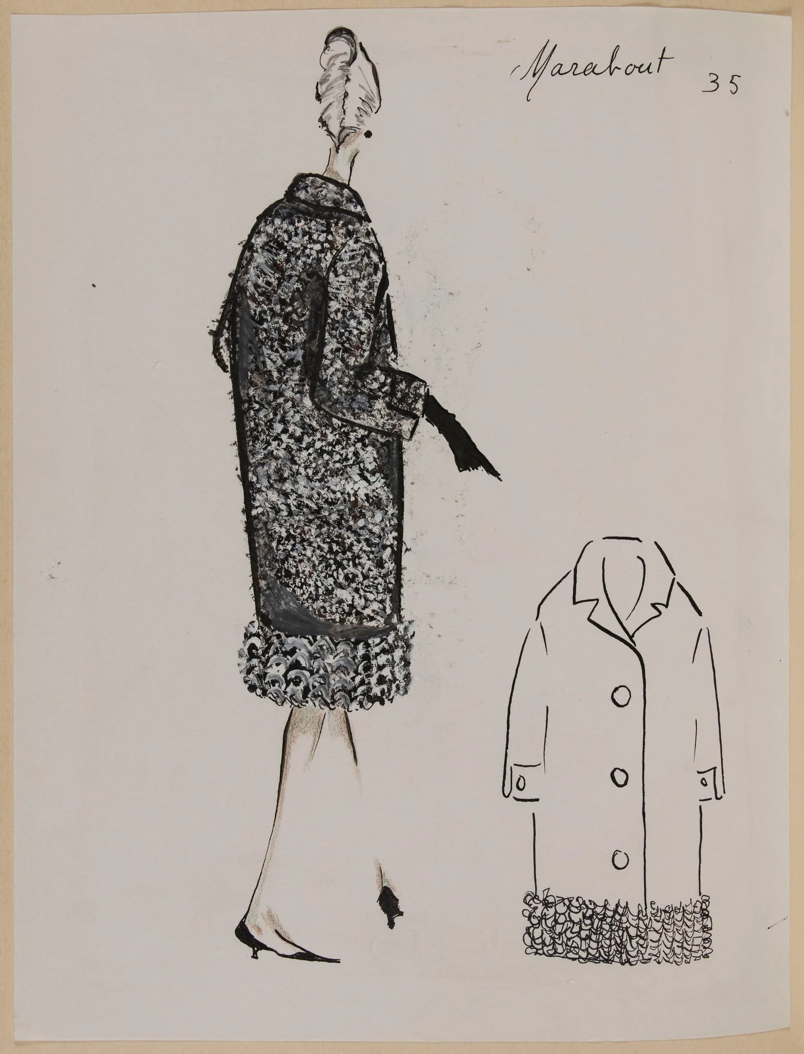 Marabout, by Carven, 1960