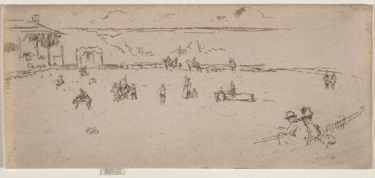 The Bucking Horse, by James McNeill Whistler, 1887