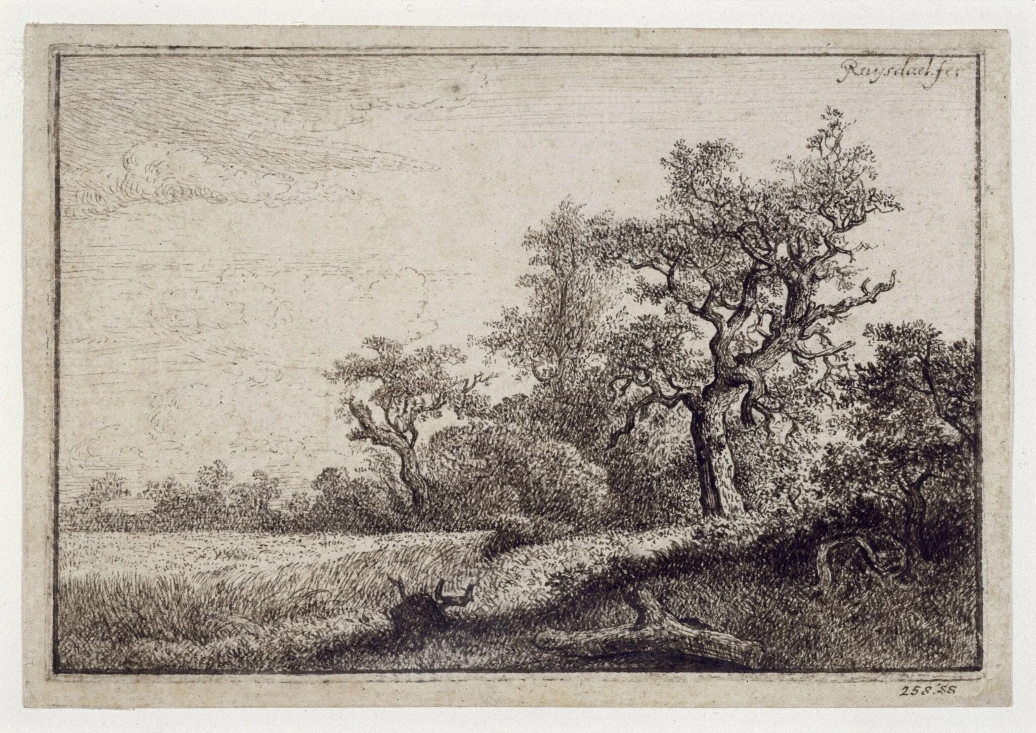 The Wheatfield. After Jacob Ruysdael