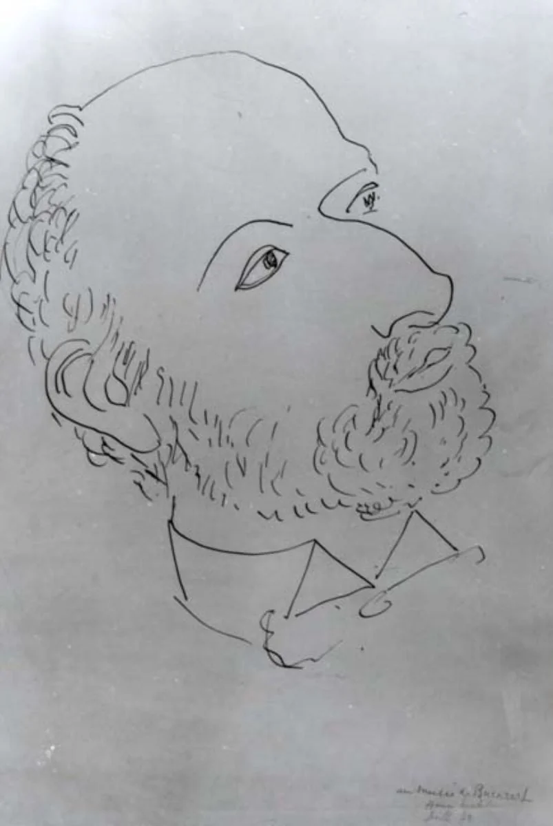 Portret de bărbat, by Henri Matisse, unspecified, 1939