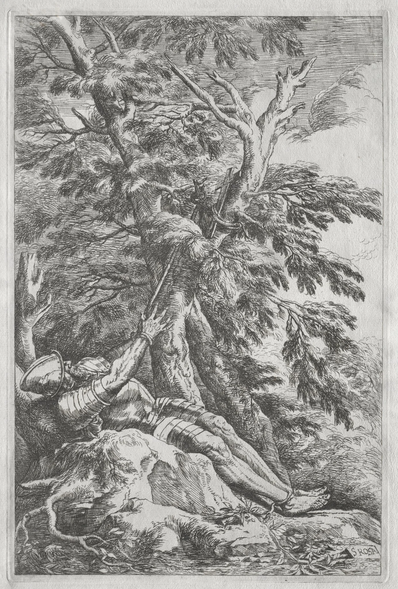 St. William the Hermit, by Salvator Rosa, 1662