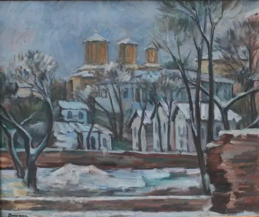 Iarnă în București