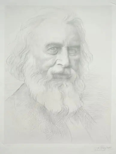 Portrait of Henry Wadsworth Longfellow (2nd Plate)