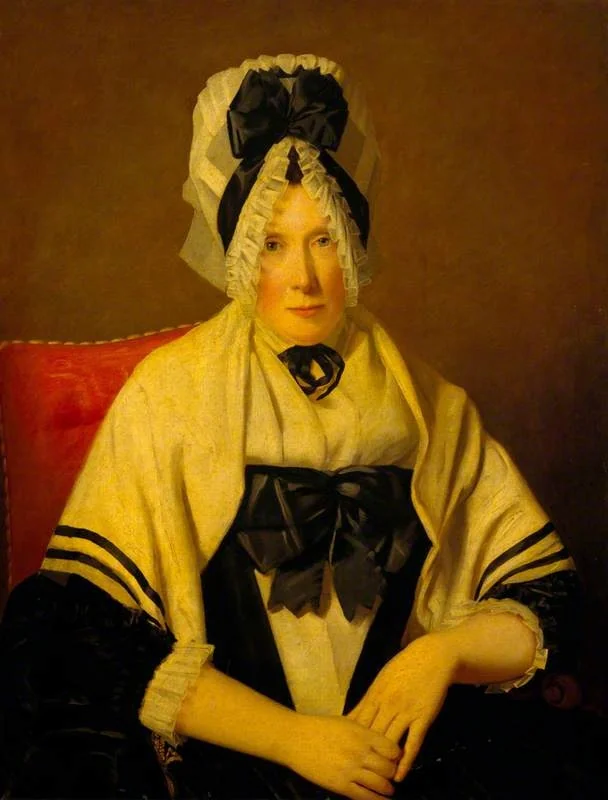 A Lady in a Lace Cap (possibly Ann Edgar, Lady Raeburn), by Henry Raeburn, oil, 1799